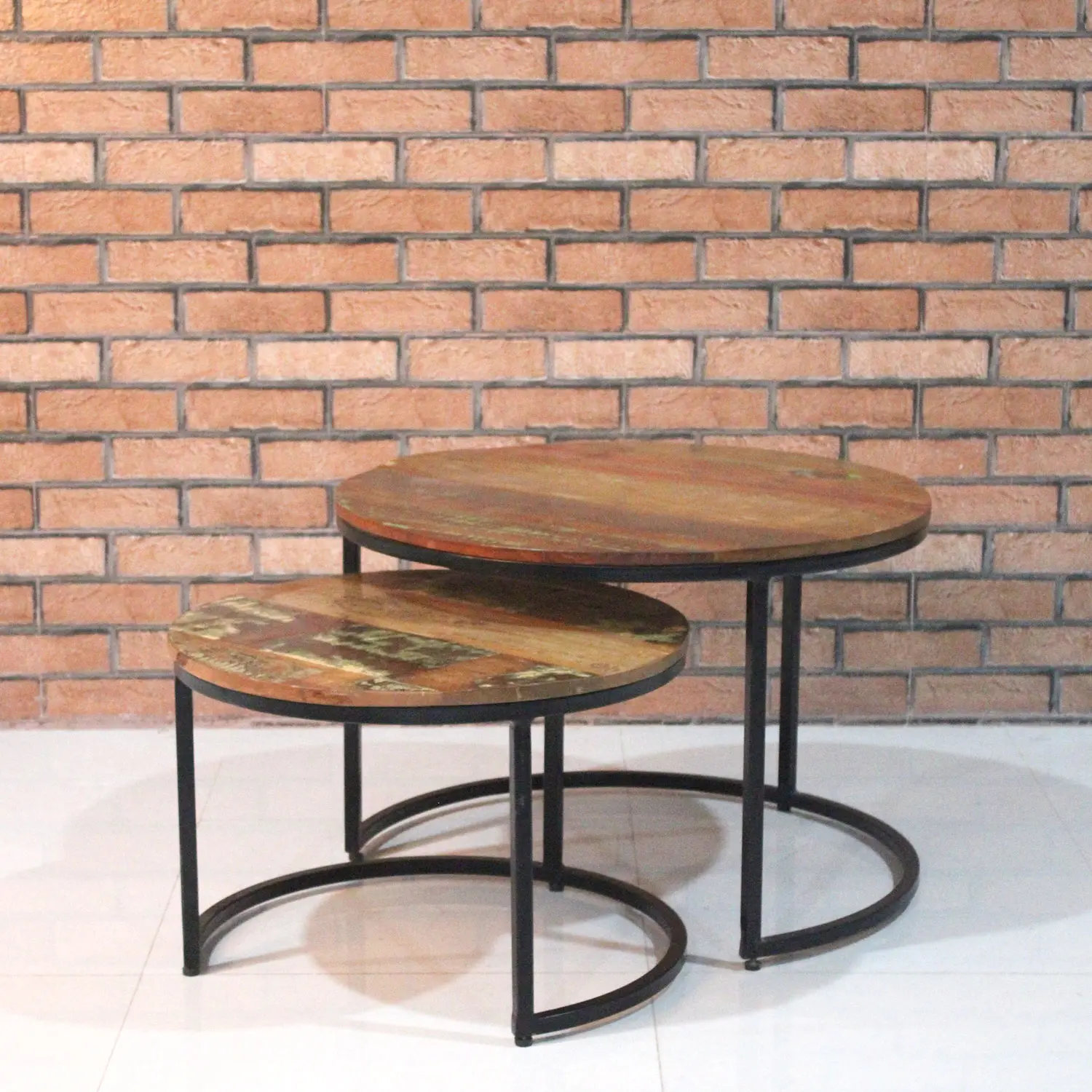 Wooden Round Nesting Coffee Table
Set of 2 - popular handicrafts